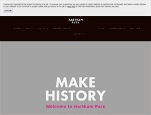 Tablet Screenshot of harthampark.com